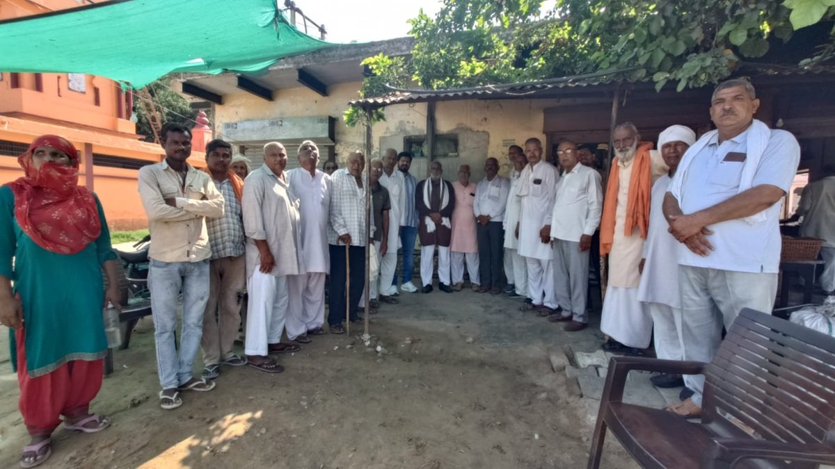 धारूहेड़ा: मसानी बैराज के गंदे पानी के खिलाफ 3 अगस्त को निकलेगी ट्रैक्टर यात्रा