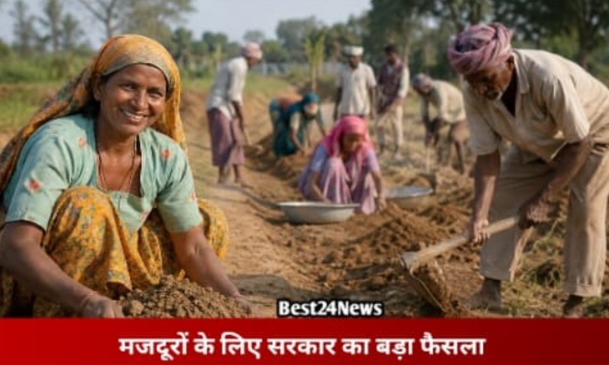 Best24News: रेवाड़ी न्यूज़ | Haryana News | हर खबर सबसे तेज़ 8 मजदूरों के लिए बड़ा तोहफा! अब जेब में आएंगे ज्यादा पैसे