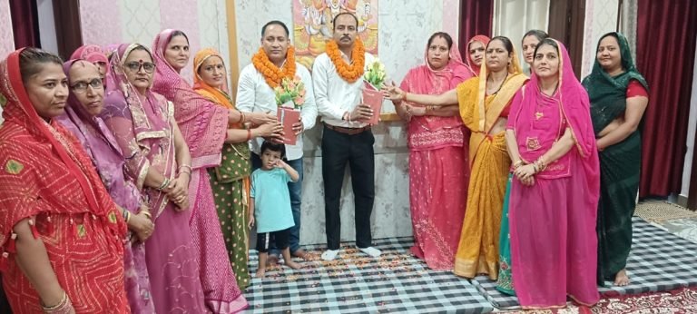 धारूहेड़ा: अखिल भारतीय क्षत्रिय महासभा के नवनियुक्त पदाधिकारियों का भव्य स्वागत