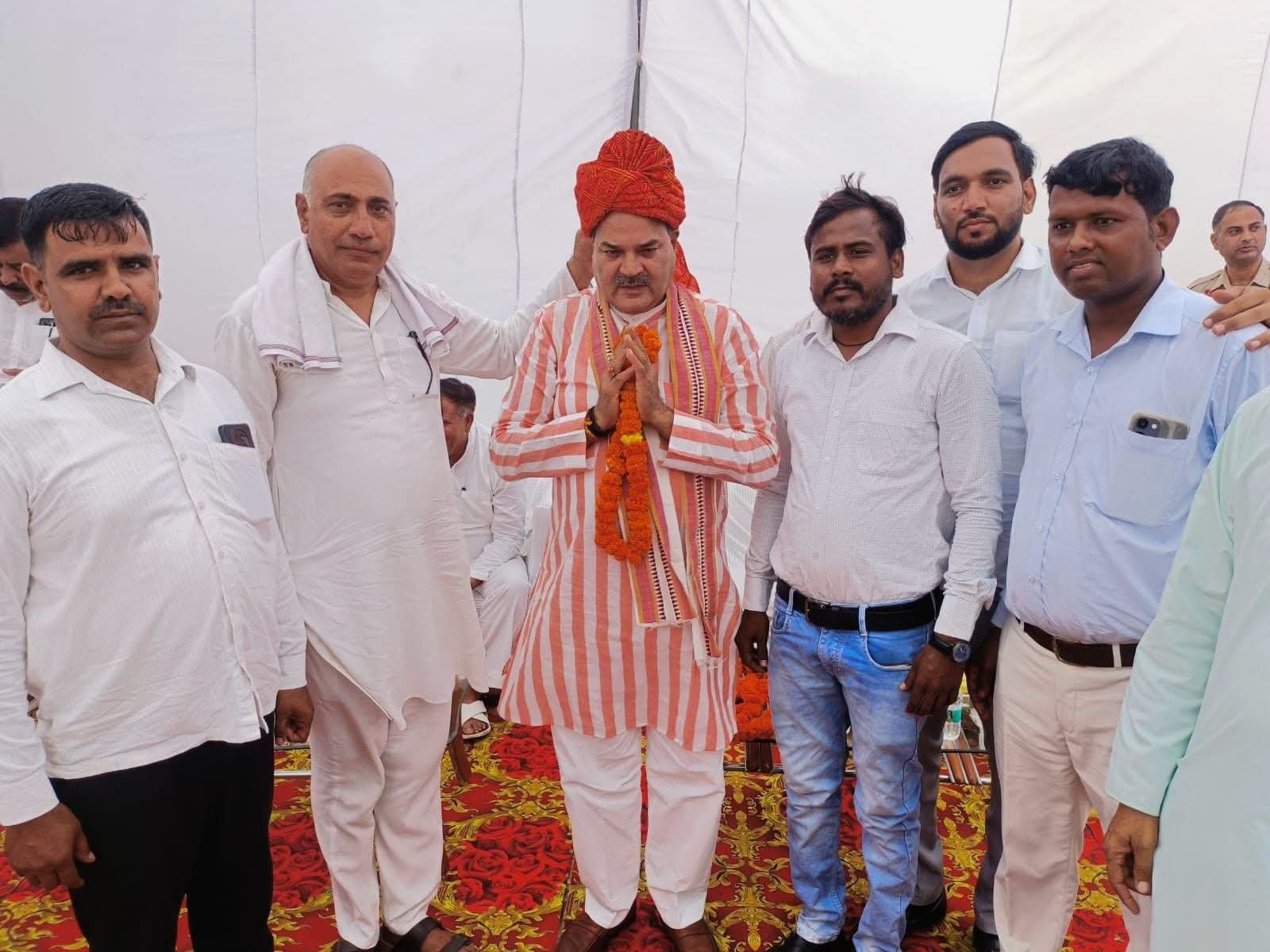 धारूहेड़ा में 2.6 करोड़ रुपये की लागत से बनेगा बिजली निगम कार्यालय, विधायक लक्ष्मण सिंह यादव किया भूमि पूजन