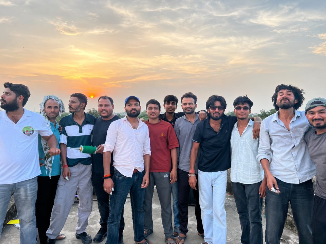 कोसली में तीज उत्सव पर भव्य पतंगबाजी