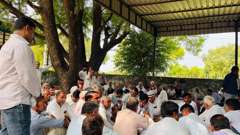 धारूहेड़ा के निगांनियावास में हुई महापंचायत, जानिए सरपंचों ने क्या कहा