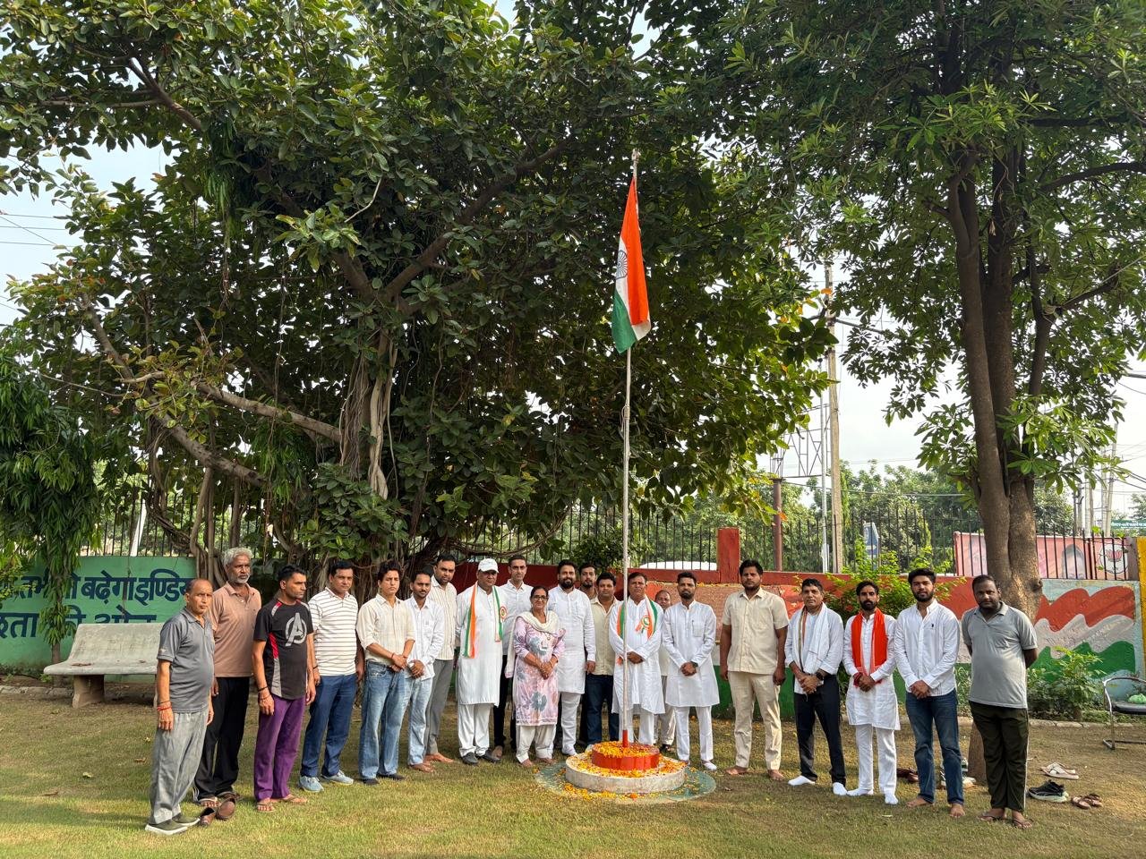धारूहेड़ा में स्वंतत्रता दिवस समारोह धूमधाम से मनाया