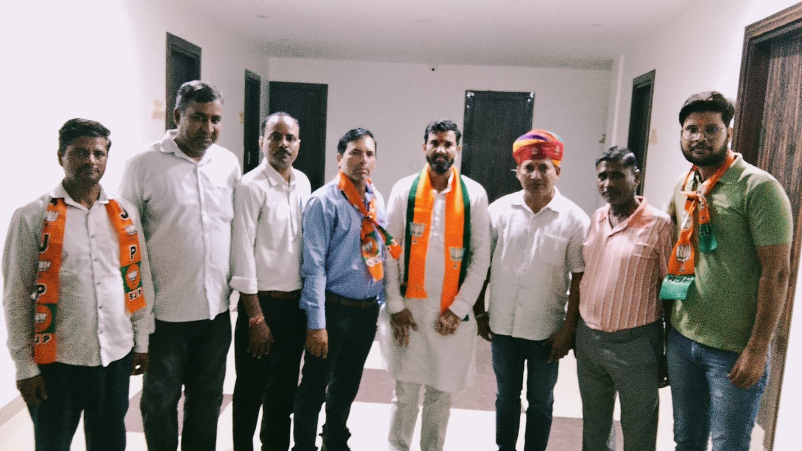 राजपूत समाज धारूहेड़ा ने भाजपा किसान मोर्चा के नवनियुक्त प्रदेश अध्यक्ष महेश सिंह चौहान का किया भव्य स्वागत