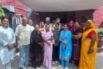 दुर्गा वाहिनी की बहनों ने थाना सेक्टर-6 धारूहेड़ा पहुंचकर थाना प्रभारी सचिन कुंडू और पुलिस स्टाफ के सभी जवानों की कलाई पर रक्षा सूत्र (राखी) बांधा