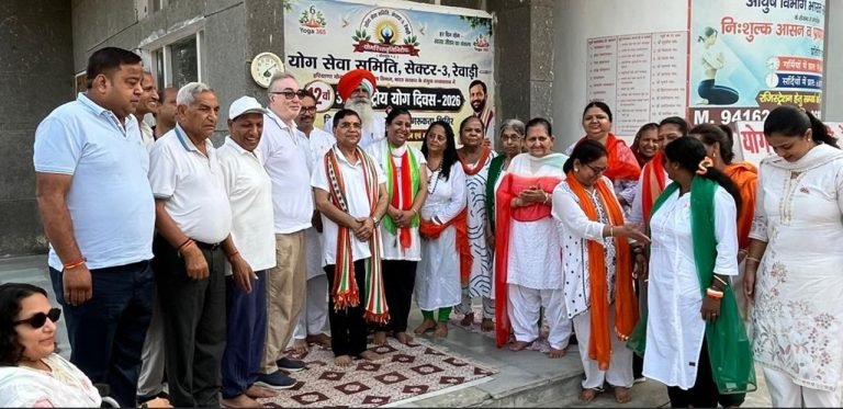 योग सेवा समिति रेवाड़ी ने मनाया स्वतंत्रता दिवस समारोह