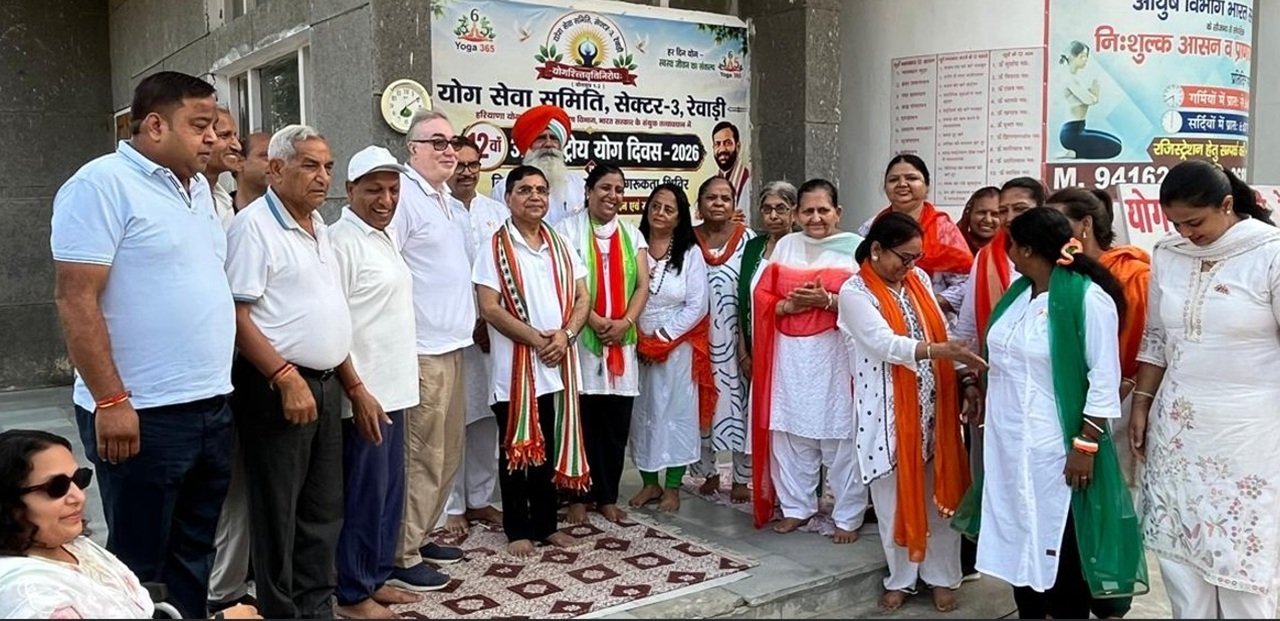 योग सेवा समिति रेवाड़ी ने मनाया स्वतंत्रता दिवस समारोह