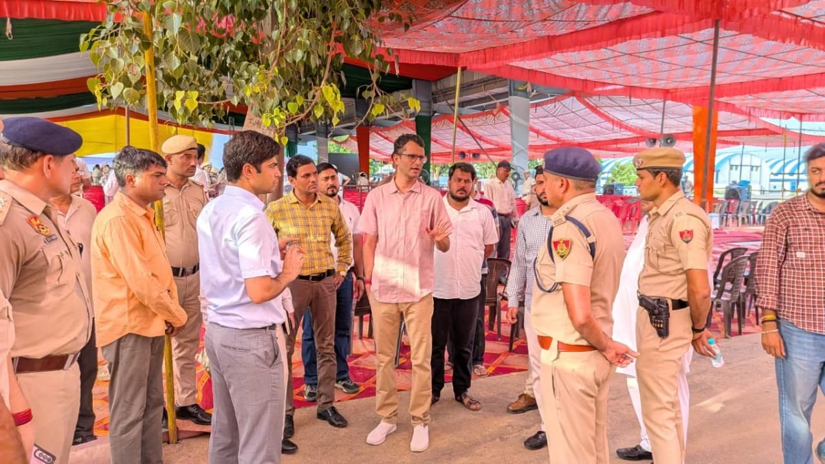 बावल में CM नायब सिंह सैनी के आगमन को लेकर पुलिस की क्या है तैयारियां CM नायब सिंह सैनी