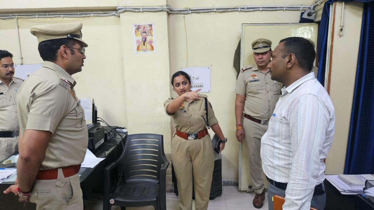 ASP दीपिका अग्रवाल ने किया SP कार्यालय रेवाड़ी का औचक निरीक्षण