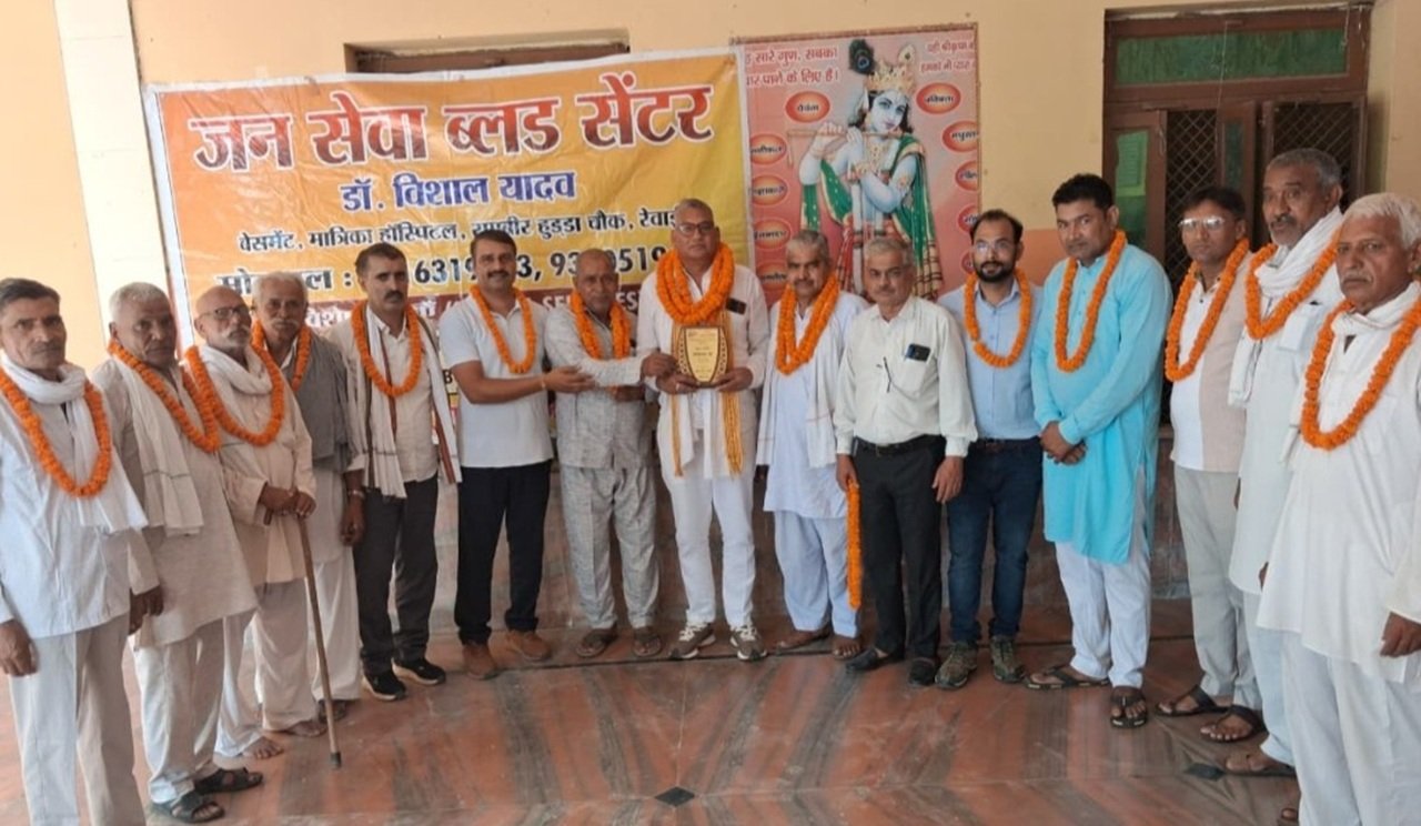 Rewari News: 42 की उम्र में राकेश प्रधान ने 89 बार किया रक्तदान