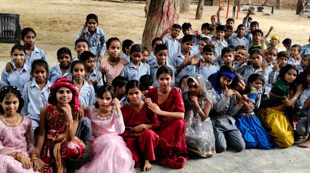 धारूहेड़ा : गढ़ी अलावलपुर के सरकारी स्कूल में धूमधाम से मनाया गया जन्माष्टमी पर्व