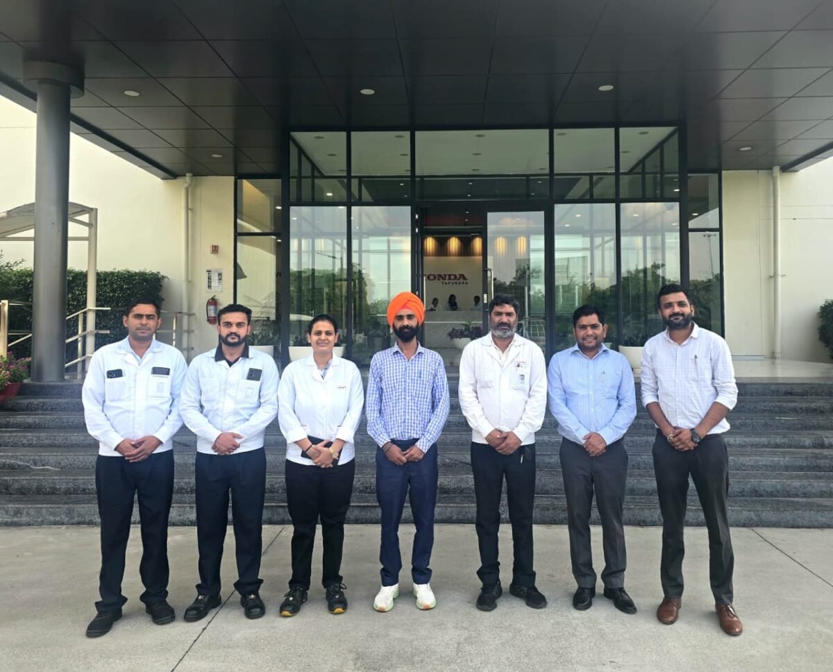 IGU Rewari के विद्यार्थियों ने किया होंडा टू-व्हीलर प्लांट का औद्योगिक भ्रमण इंदिरा गांधी विश्वविद्यालय के विद्यार्थियों ने किया होंडा टू-व्हीलर प्लांट का औद्योगिक भ्रमण
