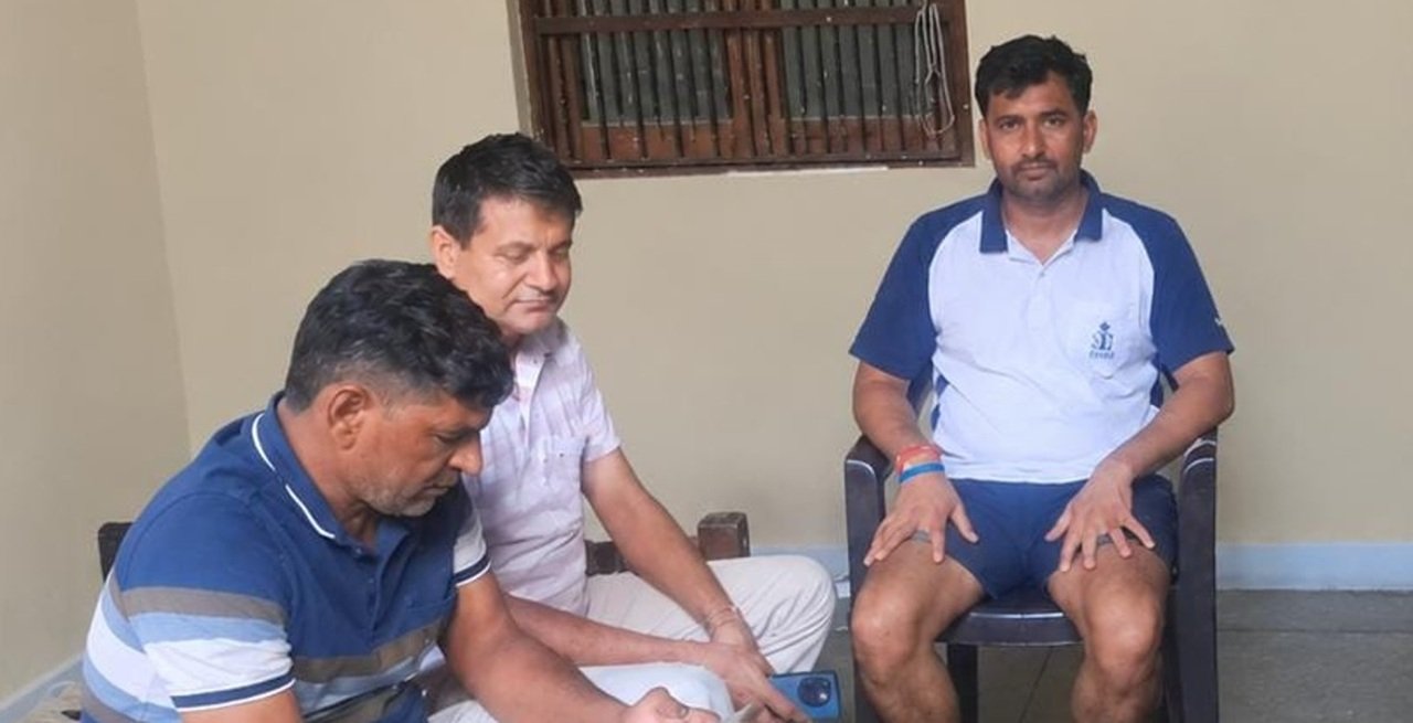 CM के रेवाड़ी दौरे से पहले NSUI छात्र नेता रवि मसीत फिर हाउस अरेस्ट