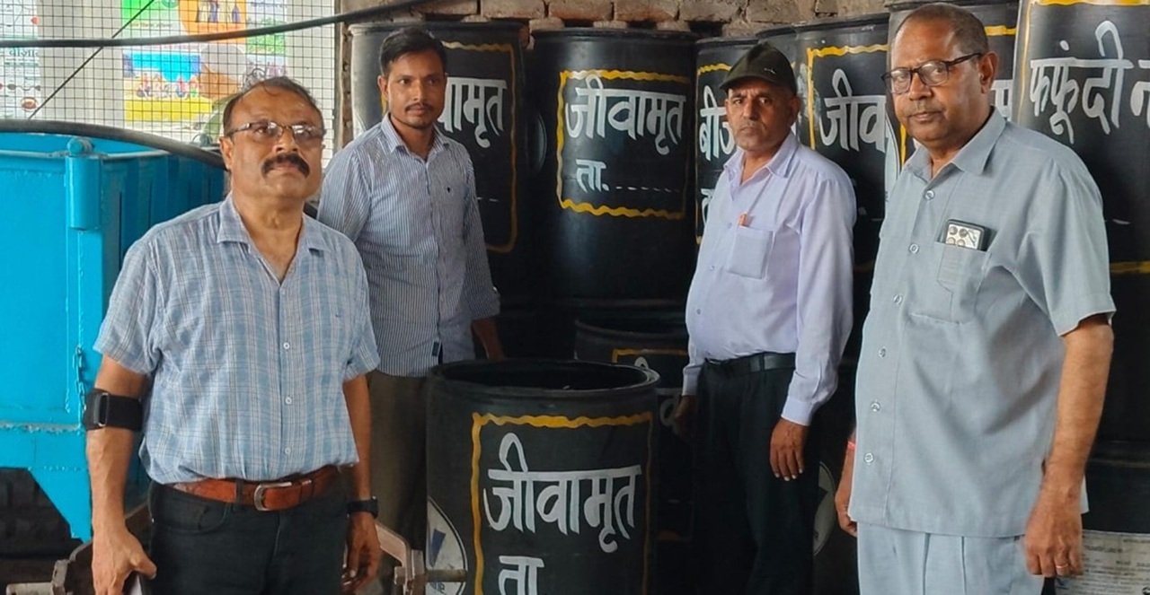 धारूहेड़ा में प्राकृतिक कृषि केंद्र का निरीक्षण, अधिकारियों ने BRC की व्यवस्थाओं का लिया जायजा