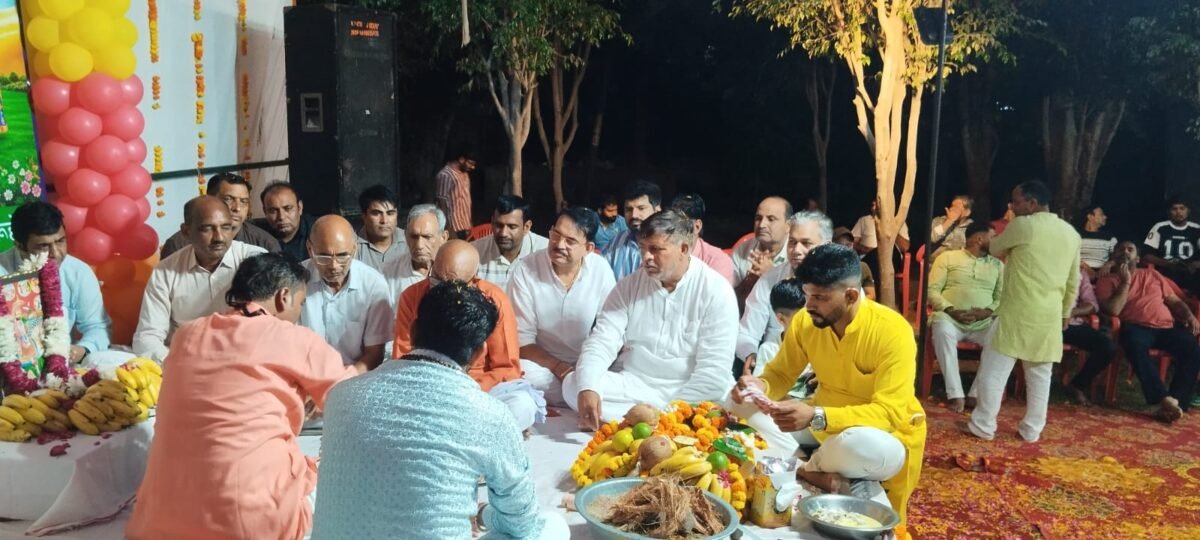 सेक्टर-4 शिव मंदिर में बाबा रामदेव जी का जागरण