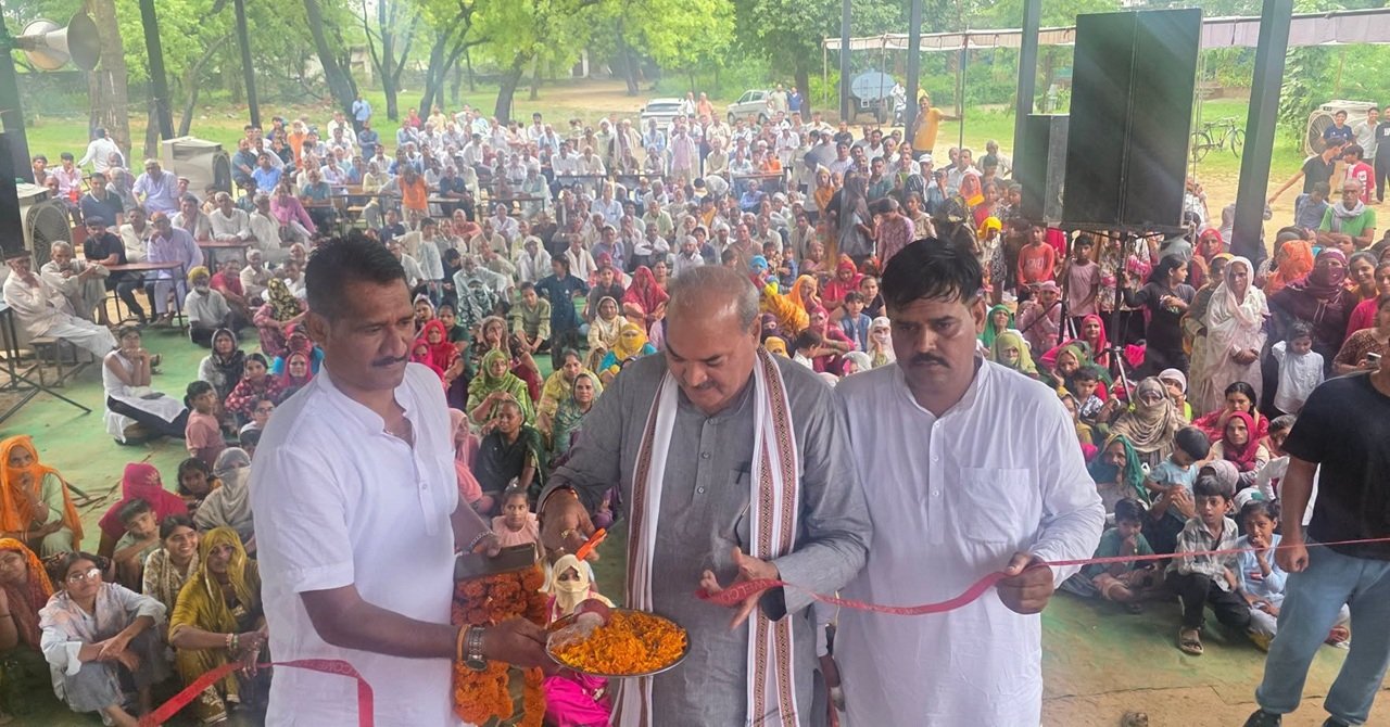 रेवाड़ी मोगा जी महाराज के मंदिर में उमड़ा आस्था का सैलाब