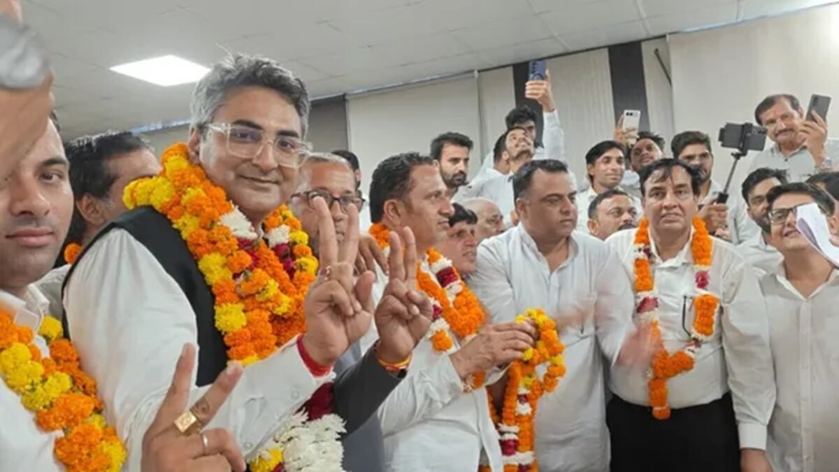 रेवाड़ी बार एसोसिएशन के प्रधान बनें सौरभ यादव