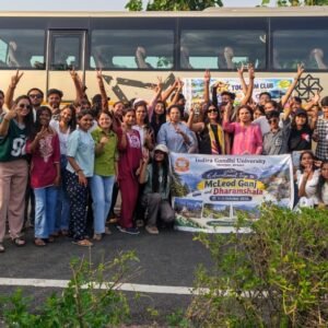 शैक्षिक भ्रमण पर मैकलोडगंज रवाना हुए  IGU Rewari  के 48 विद्यार्थी
