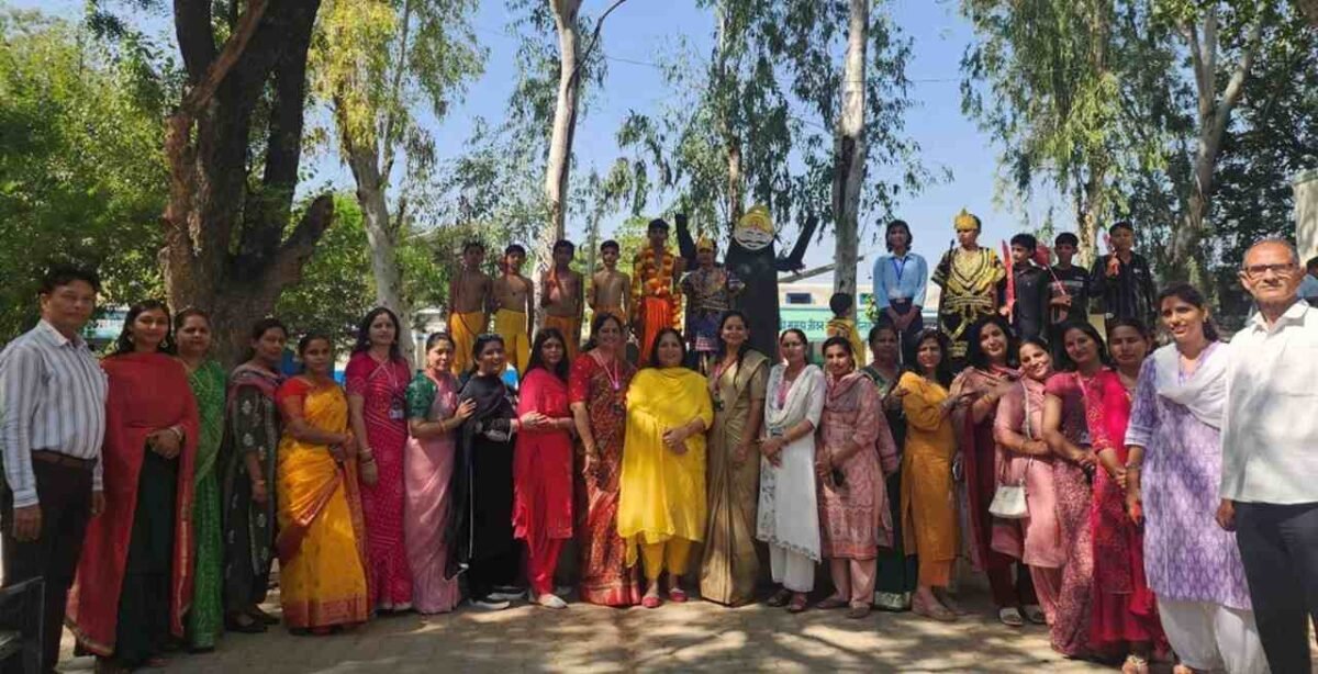 Dharuhera News: मसानी स्कूल में रामलीला और दशहरा उत्सव