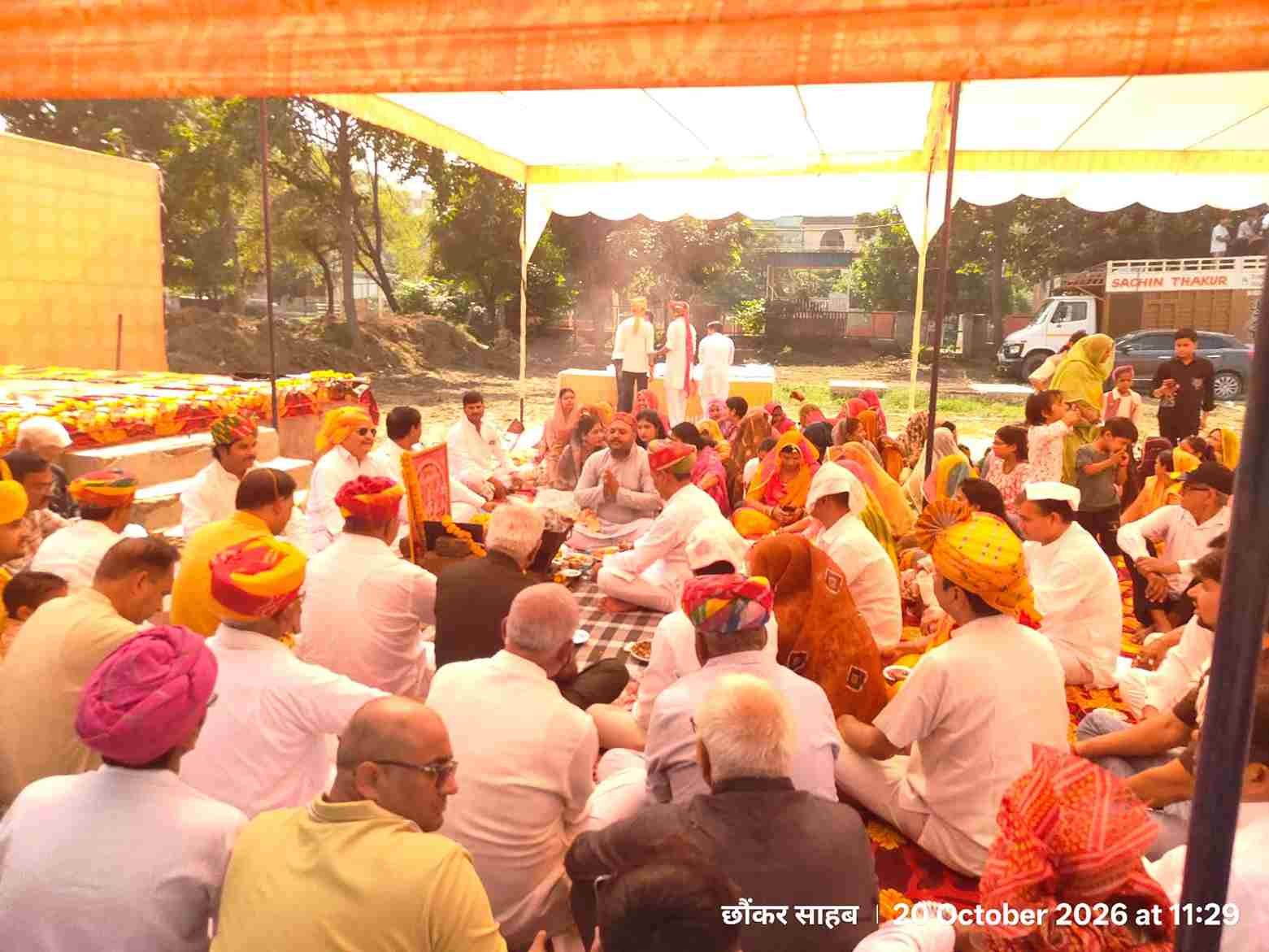 धारूहेड़ा में राजपूत समाज ने किया शस्त्र पूजा, जानिए क्यों करते पूजा