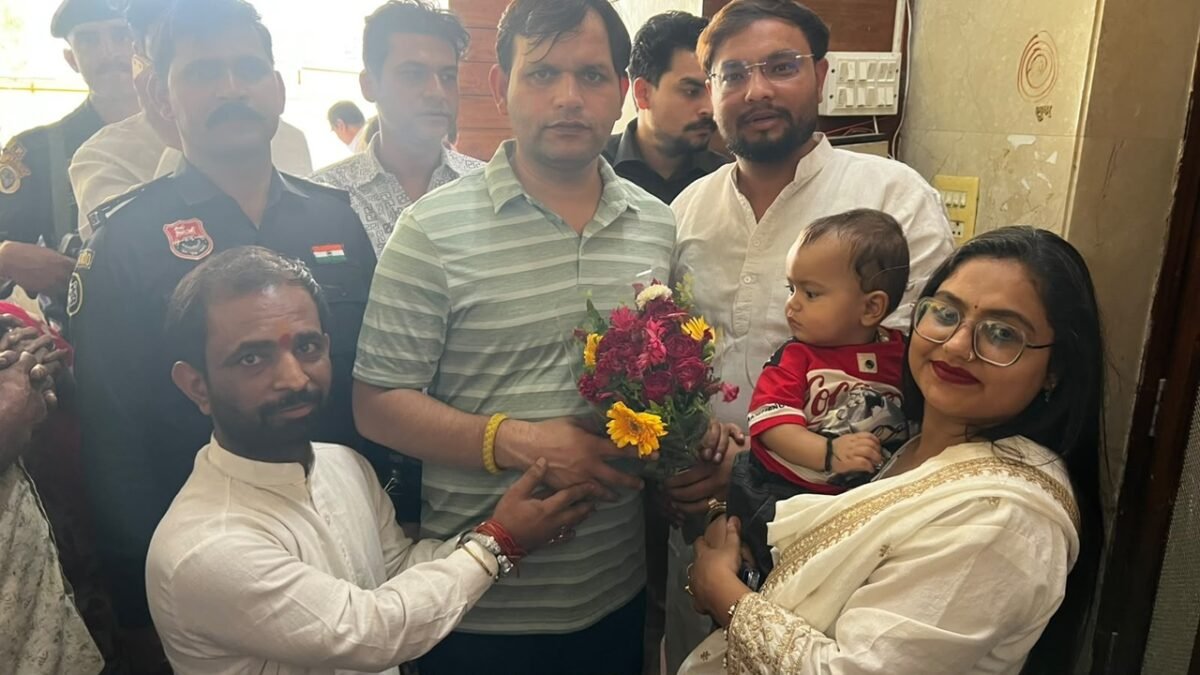 मेरी बेटी मेरा अभिमान संस्था ने खेल मंत्री गौरव गौतम से की मुलाकात